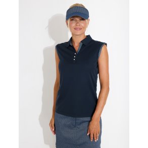 Lds Bovey drycool sleeveless - Navy