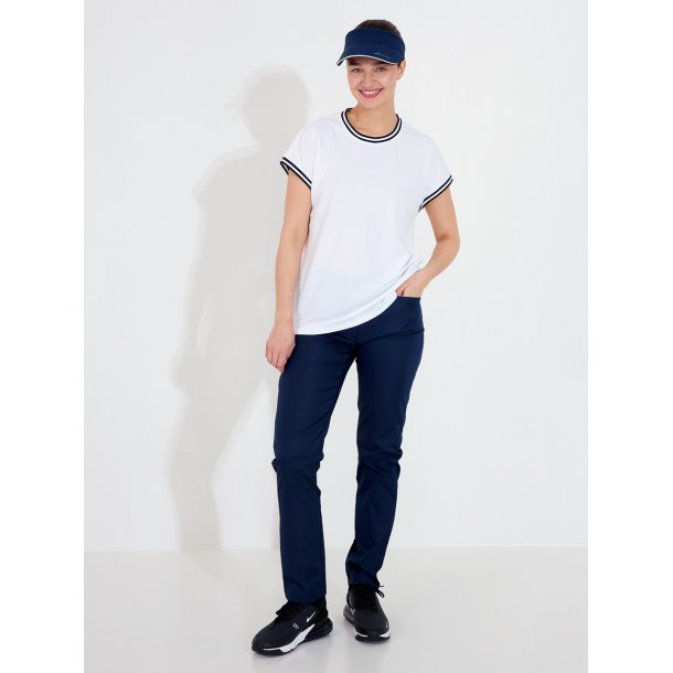 Lds Peggy loosefit cupsleeve - Hvid