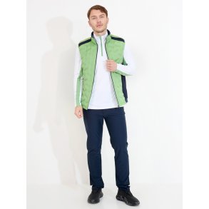 Mens Portrush hybrid vest - Apple/Navy