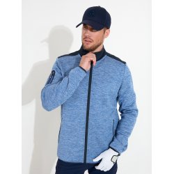 Mens Arden midlayer fullzip- Horizon blue