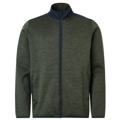 Mens Arden midlayer fullzip - Forest melange
