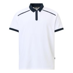 Mens Manga loosefit drycool polo - Hvid
