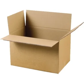 Papkasse med retur label 