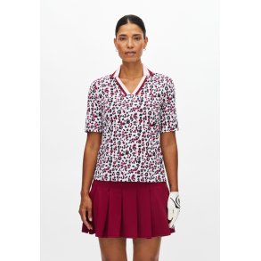 Essential poloshirt - LEO PINK/BEET