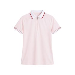 Rib poloshirt - Cradle Pink