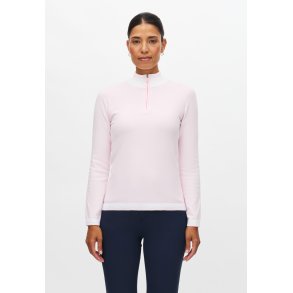Kora Knitted Half Zip - Cradle Pink