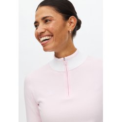 Kora Knitted Half Zip - Cradle Pink