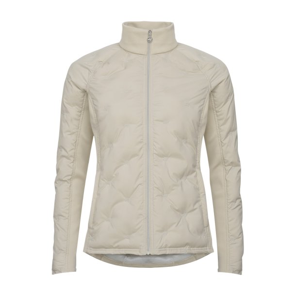Padded Windbreaker Jacket  Oatmeal