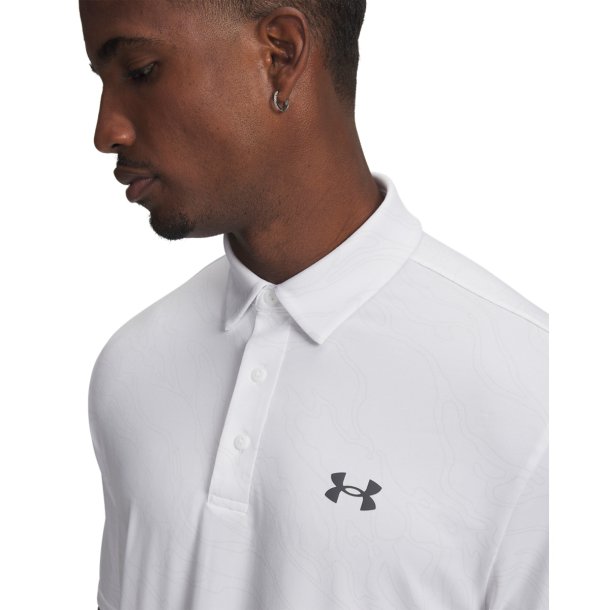 UA Playoff 3.0 Polo-Slope -  Camo-White/Distant Gray