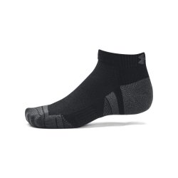 UA Performance Tech 3pk Low - Black/Black/Jet Gray