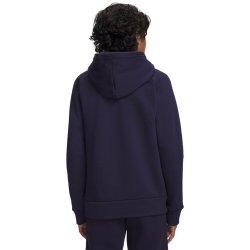 UA Rival Fleece Hoodie - Midnight Navy White