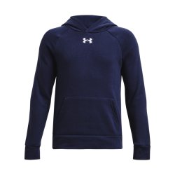UA Rival Fleece Hoodie - Midnight Navy White