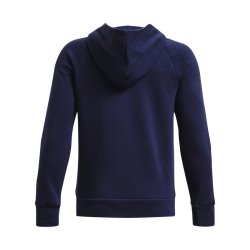 UA Rival Fleece Hoodie - Midnight Navy White