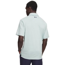 UA Playoff Jacquard Polo - Tropical Floral-Enamel Blue