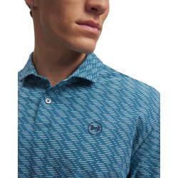 UA Drive Chill Pr. Polo - Deuces Stripe-Boundless Blue/Blue