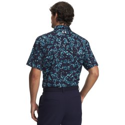 UA Matchplay Polo - Floral Hazard-Midnight Navy