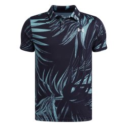 UA Matchplay Printed Polo - Midnight Navy/Blue Haze/White