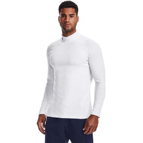 Under Armour fitted mock undertrje - Hvid