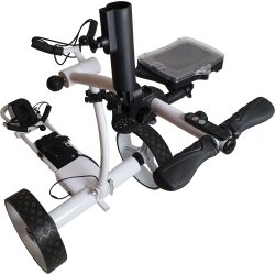 El golfvogn Crown Caddy CX3 med EBS, 10 Ah lithium batteri 