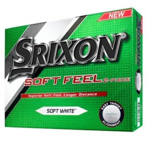  Golfbolde Srixon Soft Feel - HVID
