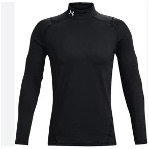 Under Armour fitted mock undertrje - Sort