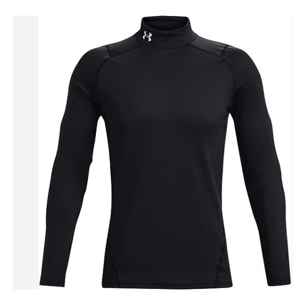 Under Armour fitted mock undertrje - Sort